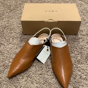 Zara leather sandal